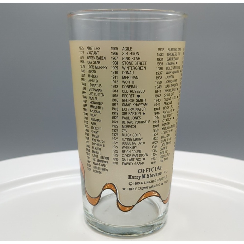 Official 115th Kentucky Derby‎ Glass Tumbler- May 6, 1989 Churchill Downs - Picture 9 of 16